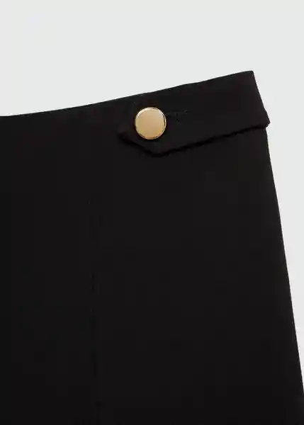 Pantalón Gioia Negro Talla 42 Mujer Mango