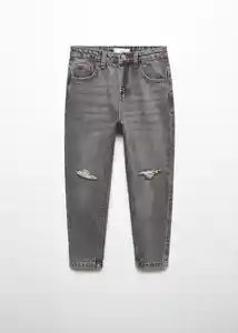 Jean Dad Tejano Gris Talla 11 Niños Mango