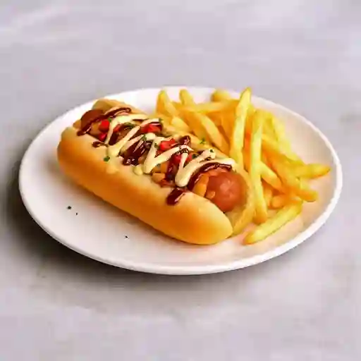 Butiperro con papas