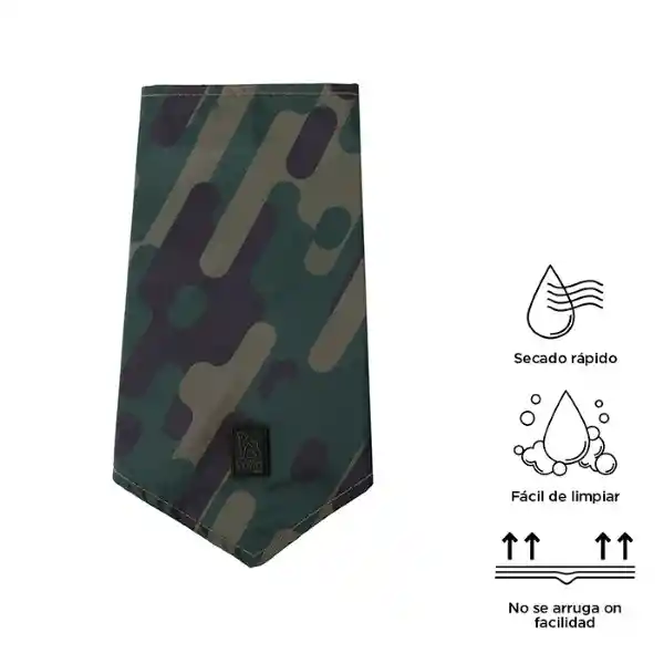 Pañuelo Menta Doble Faz 2.0 Verde Talla L 3DL Totto