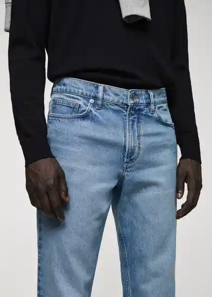 Pantalón Jean Ben Tejano Medio Talla 44 Hombre Mango