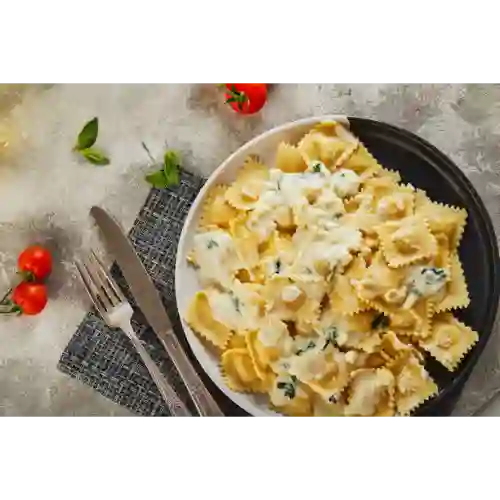 Ravioli de Queso con Espinaca