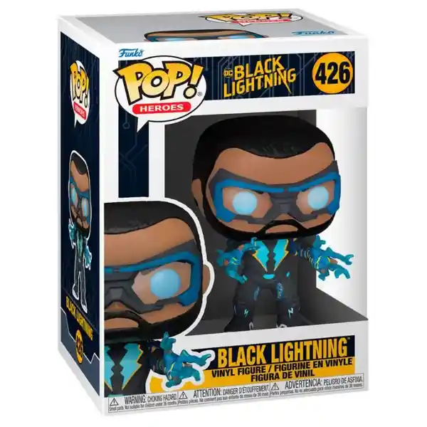 funko pop! figura coleccion DC black lightning black lightning