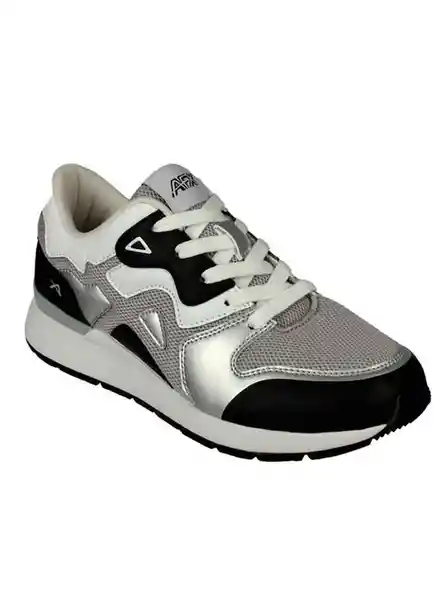 Aeroflex Tenis Mujer Negro Blanco Talla 34