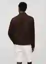 Chaqueta Benton Chocolate Talla XL Hombre Mango