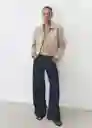 Camiseta Viri Khaki Talla S Mujer Mango