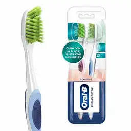 Cepillo de Dientes Extra Suave Oral-B Sensitive Encías Detox 2 Unidades