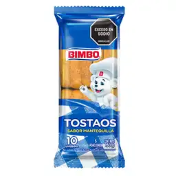 Tostadas Sabor Mantequilla Bimbo 150 g