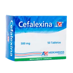 Lafrancol Cefalexina 500 Mg 50 Tabletas Ag