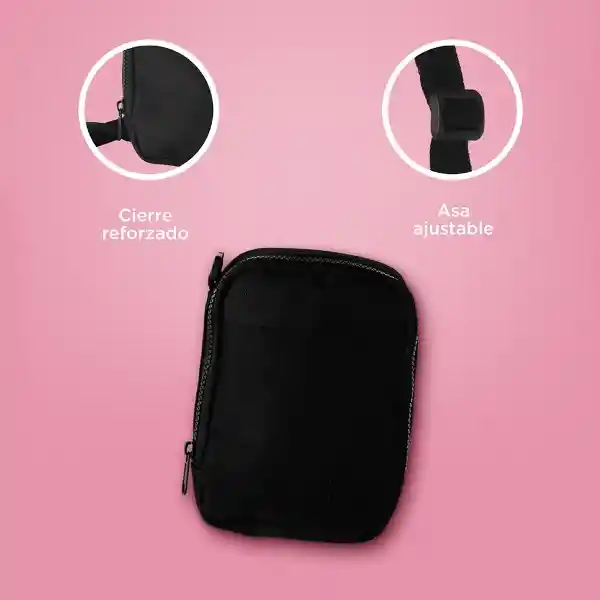 Bolso Crossbody Negro Serie Miniso