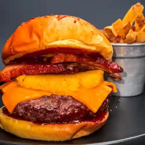 Combo hawaii burger