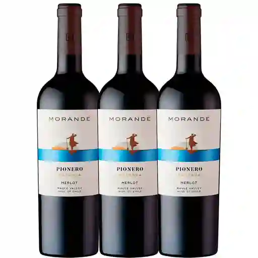 Morande Vinopionero Reserv Merlot X750 Ml 2X3