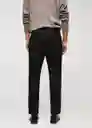 Pantalón Murph Negro Talla 38 Hombre Mango