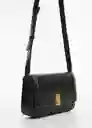 Bolso M Luxor Negro Talla 99 Mujer Mango