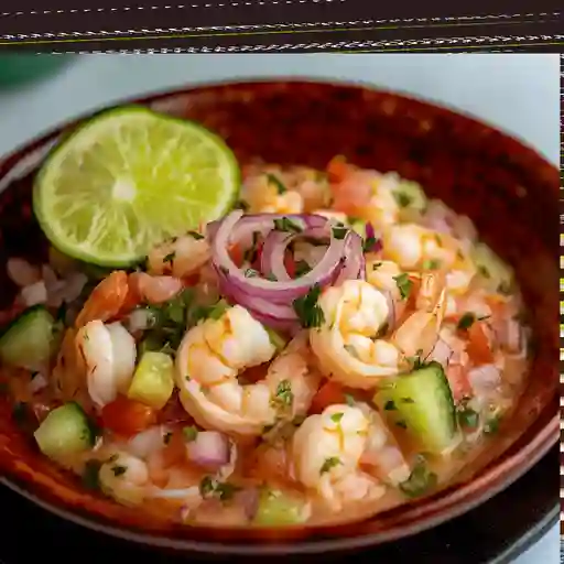 Ceviche de camarones