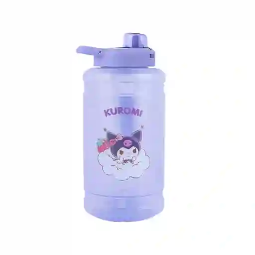 Vaso Plástico Tapa Abatible Sanrio Kuromi 1900 mL Miniso