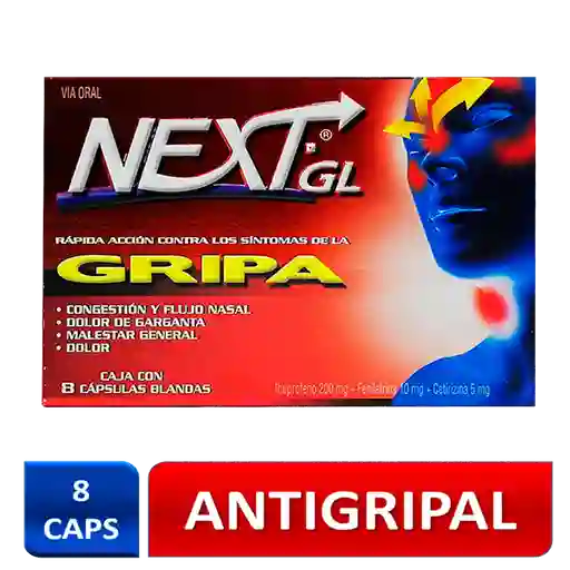 Next Antigripal Cápsulas