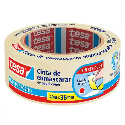 Tesa Cinta Enmascarar Donut 40 m x 36 mm
