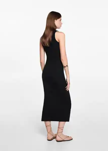 Vestido Dalia Negro Talla 21 Niñas Mango