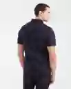 Camisa Carbon Manga Corta Azul Dark Ultraoscuro M Chevignon