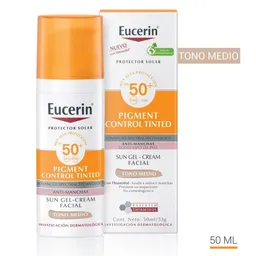Eucerin Bloqueador Facial Anti-Pigmento Tono Medio FPS 50