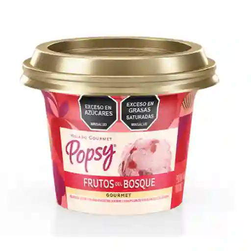 Popsy Helado Gourmet con Sabor a Frutos del Bosque