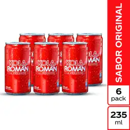 Gaseosa Kola Román x6 Und x235 ml