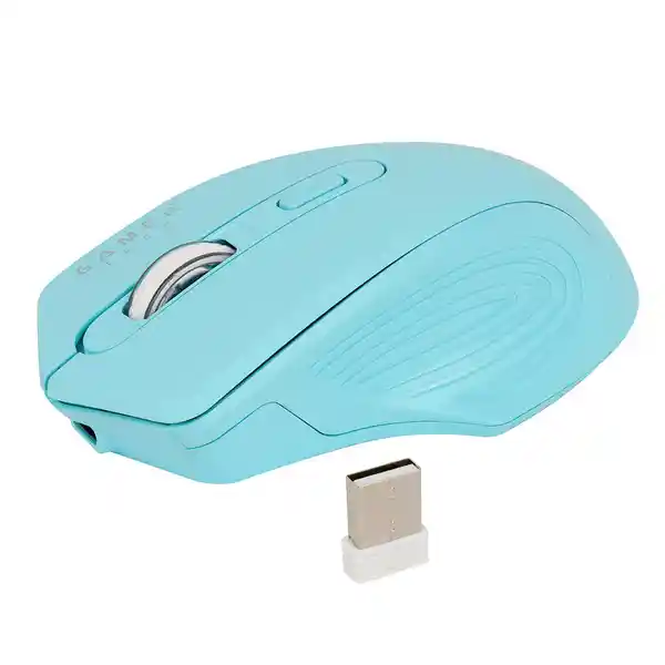 Jaltech Mouse Gamer Inalámbrico Recargable Azul