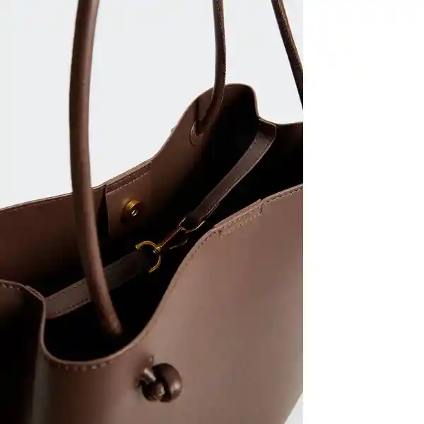 Bolso G Nus Chocolate Talla 99 Mujer Mango