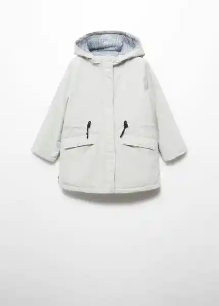 Abrigo Edik Gris Talla 08 Niña Mango