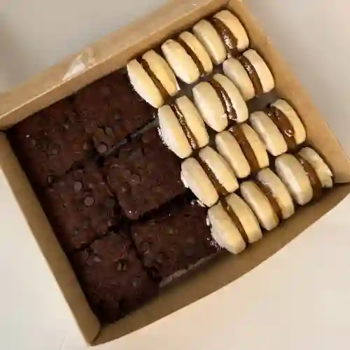 Caja Brownies + Alfajores