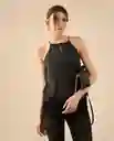 Camisa Jaguar Negro Ultraoscuro Talla S 412G007 Esprit