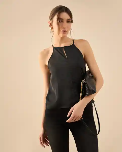 Camisa Jaguar Negro Ultraoscuro Talla S 412G007 Esprit