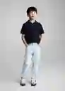 Polo Javier8 Navy Talla 10 Niños Mango