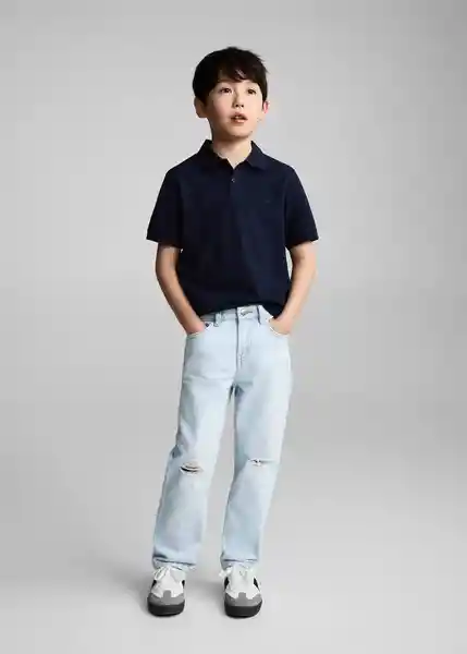 Polo Javier8 Navy Talla 10 Niños Mango
