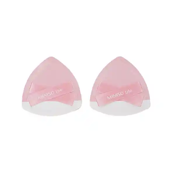 Puff de Maquillaje Triangular Rosa Miniso