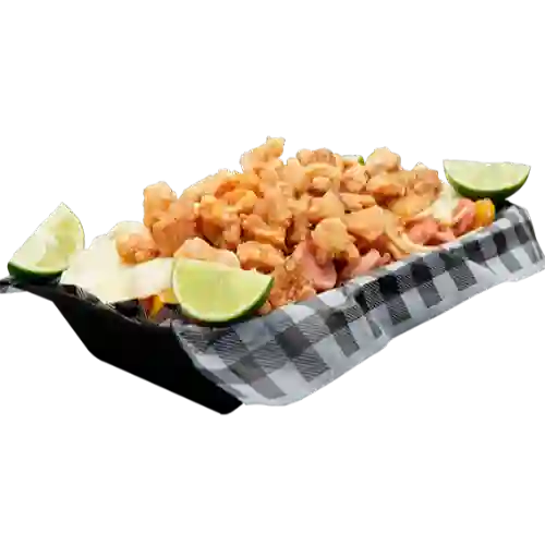 Salchipapa Chicharrón (para 2)