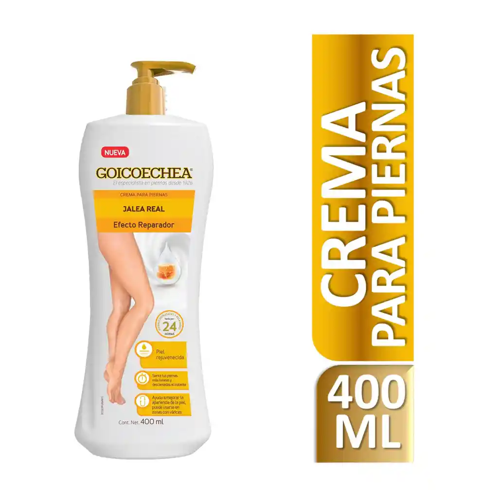 Goicoechea Crema para Piernas Efecto Reparador con Jalea Real