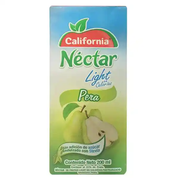 California Jugo Néctar Light Pera