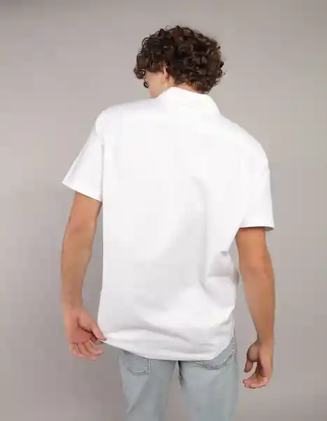Camisa Hombre Blanco Talla LARGE 2728100 American Eagle
