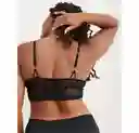 Bralette Negro Paisley Small American Eagle