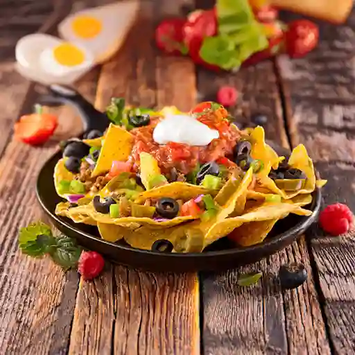 Nachos Bistec para Compartir