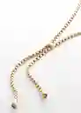 Collar Tami Oro Talla 99 Mujer Mango