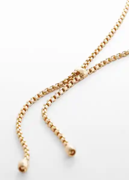 Collar Tami Oro Talla 99 Mujer Mango