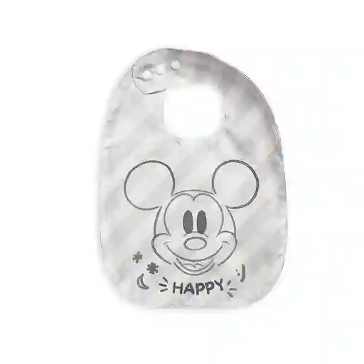 Babero En Tela Tifón Sublimado. Antifluido De Fácil Lavado. Motivo Mickey Rf Bds7668L