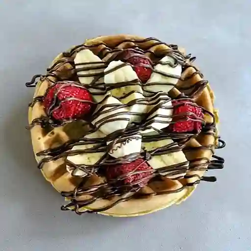Wafle con Fruta