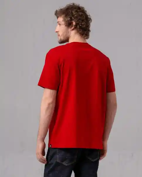 Camiseta Comfort Hombre Rojo Rubi Oscuro Talla XXL 87182 Rifle