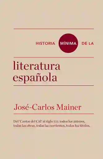 Historia Mínima de la Literatura Española