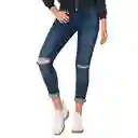 Croydon Jean Crown Mujer Color Azul Talla 8