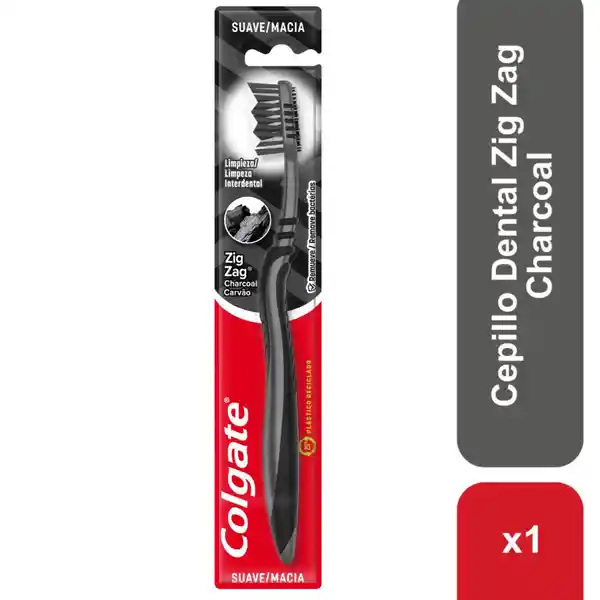 Colgate Cepillo de Dientes Zig Zag Carbon